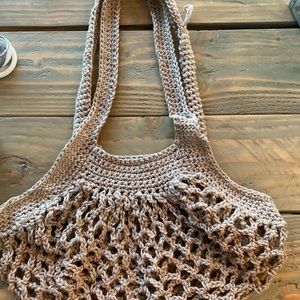 Homemade Custom Crochet Beach Tote